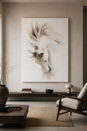 Ethereal White Horse